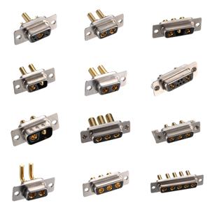 Denentech d-תת 13w6 זווית ישרה נשית זווית D-תת מחברים בעלי כוח גבוה מצופה זהב מיקרו-תקן D-תת מחברים עבור pcb - Product Image 5