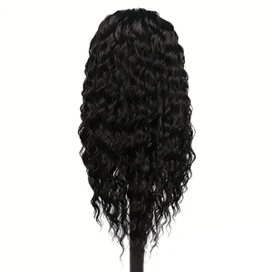 Nueva llegada precio de fábrica al por mayor virgen pelo brasileño Color Natural onda de agua PELUCAS CABELLO humano encaje frontal 13x4 pelucas - Product Image 2