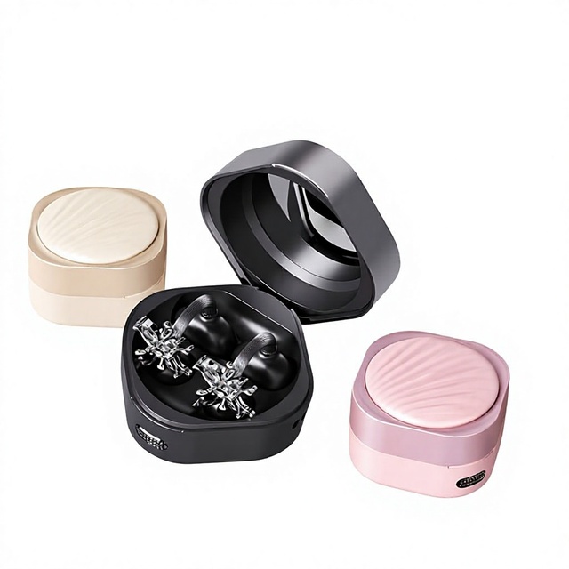 NE22S TWS Wireless Earbuds Bluetooth 5.4 IPX5 Waterproof Open Ear Clip On Headphones Floral Design 10-15H Playtime