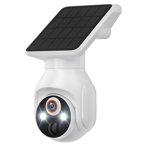 Cámara de Vigilancia Exterior con Energía Solar, Cobertura de 360 Grados, Visión Nocturna, Control Móvil, Almacenamiento en la Nube - Product Image 1