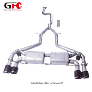 Fabrication professionnelle, <span class=keywords><strong>prix</strong></span> attractif, tuyau d'échappement automobile pour <span class=keywords><strong>Camaro</strong></span> 2.0T <span class=keywords><strong>2012</strong></span>, échappement Catback en acier inoxydable 304 - Product Image 1