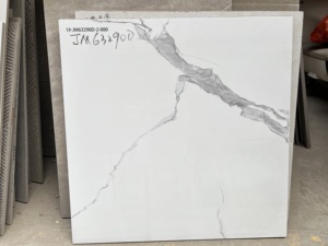 Porcelanato thiết kế hiện đại Glossy Carrara trắng 60x60 sứ sàn và tường gạch cho khách sạn nội thất - Product Image 6