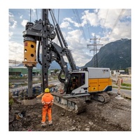 Crawler Mount efisiensi tinggi kinerja terbaik Rotary drill Rig Lieb-heer LB16