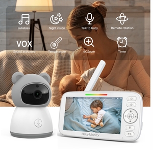 Promotion : Caméra de surveillance pour bébé 5 pouces 720P à prix avantageux - Product Image 4