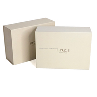 Boîtes cadeaux magnétiques avec logo personnalisé, emballage en carton rigide recyclable, boîte magnétique pliable pour vêtements, chaussettes, fourrure