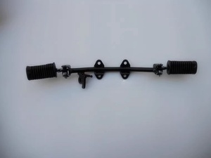 Ensemble de repose-pieds pour moto, support de repose-pieds adapté à l'utilisation avec les composants Honda CT50, CT70, ST50 et ST70 - Product Image 4