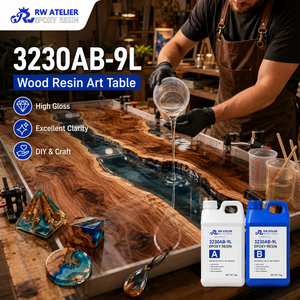Résine Époxy Transparente <span class=keywords><strong>AB</strong></span> pour Tables en Bois, Artisanat, Bijoux, Potager, Rapport 3:1 Anti-Jaunissement - Product Image 2