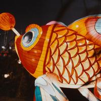 Lanterne Animale Poisson Dragon du Nouvel An Chinois, Faite à la Main, Étanche, Décoration Murale Extérieure, Décorations de Fête