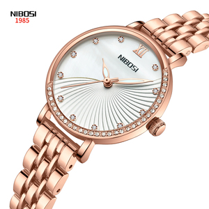 Reloj de Pulsera de Cuarzo para Mujer, Modelo Shanghai 2560, Diseño Fritillaria, Logotipo Personalizable, Acero Inoxidable, Correa de Cuero y Aleación, para Moda de Lujo - Product Image 1