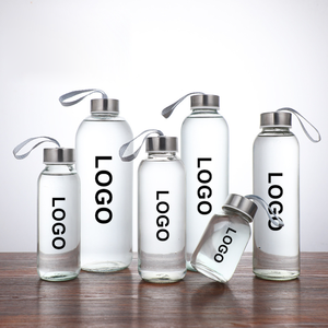 0717 Factory Wholesale 700ml Glass <b>Bottles</b> Custom Water Stainless Steel Slide Lid Transparent <b>Coffee</b> Mugs Bpa - Product Image 4