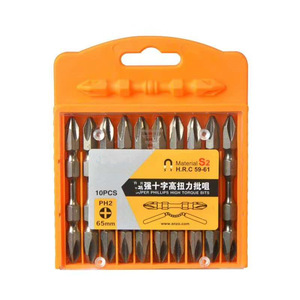 Nanrui Phillips <b>Screwdriver</b> <b>Bits</b> 65mm High Torque S2 Steel <b>Set</b> 10Pcs - Product Image 1