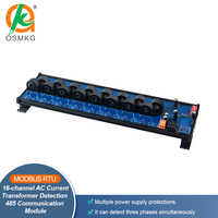 Module de détection de transformateur de courant alternatif isolé 16 canaux RS485 AoShangMing Modbus RTU