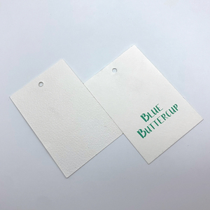 In ấn nhà sản xuất cung cấp tùy chỉnh chi phí thấp kết cấu giấy thẻ quần áo, hàng may mặc hangtag Nhãn quần áo và hangtags - Product Image 2
