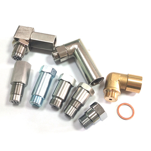 <strong>CNC</strong> <strong>Turning</strong> Machining Auto <strong>Parts</strong> <strong>Sensor</strong> Adapter M18X1.5 Thread Bung Mini Catalyst Converter <strong>Spacer</strong> for Exhaust Catalyst Lambda - Product Image 3