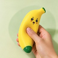 Jouet à presser créatif en forme de banane à rebond lent, souple et craquant, anti-stress, cadeau de fête, boîte mystère, vente en gros, fidget de bureau