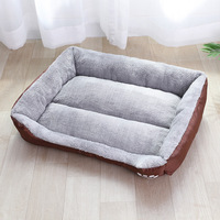 Bestseller Abnehmbarer Waschbarer Bezug 60-130CM Plüsch-Haustierbett Rutschfester Memory-Schaum Orthopädisches Hundebett für Herbst und Winter