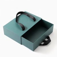 Boîtes Cadeaux en Carton Rigide Coulissantes Type Tiroir pour Perruques avec Logo Personnalisé et Poignée en Ruban