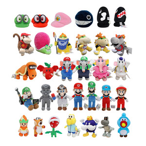 Piranha Yoshi Poplin Odyssey Bomb Omb Elephant <span class=keywords><strong>Peach</strong></span> Toad Dry Bones Koopa Bowser Bullet Bill Chain Chomp Hat Juguete de Peluche - Product Image 1