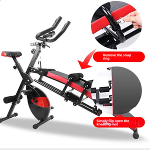 Banc de musculation abdominal pliable et réglable en métal pour le tonification de la taille, la minceur et la réduction de la taille, multifonctionnel et magnétique - Product Image 3