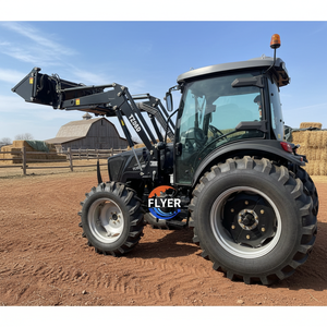 80/90/100HP tracteurs agricoles machines agricoles avec chargeur frontal - Product Image 2
