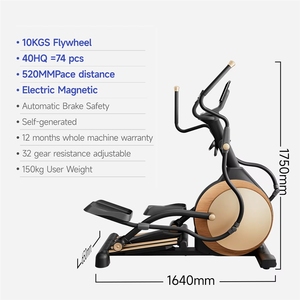 Vélo <span class=keywords><strong>elliptique</strong></span> stationnaire professionnel pour l'exercice cardiovasculaire - Product Image 3