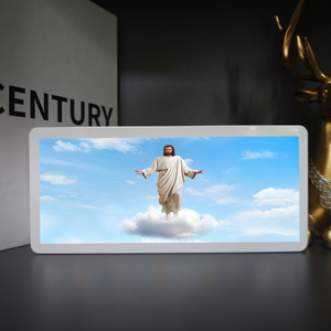ไฟ LED ตกแต่งรูปพระแม่มารีและพระเยซูแบบตั้งโต๊ะ ใช้ไฟจากปลั๊ก สีวอร์มไวท์ ขนาดกลาง - Product Image 6
