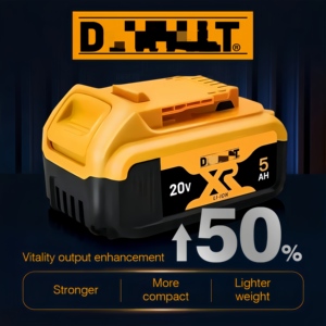 Batteria Ricaricabile 20V 5.0Ah per Utensili Dewalt 20V MAX <span class=keywords><strong>XR</strong></span>, Durevole e Sicura, Ideale per Trapano Elettrico e Avvitatore a Impulsi - Product Image 1