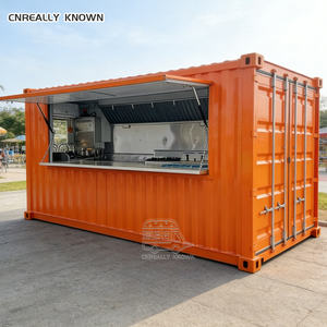 Café-bar-restaurant modulaire préfabriqué en conteneur, unité de vente ambulante - Product Image 2