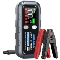 Démarreur de voiture portable avec lumière LED étanche IP65 PD65W écran LCD à charge rapide-trousse à outils d'urgence multifonctionnelle