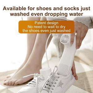 Secador y Desodorizador de Zapatos con Temporizador, Enchufe AU, UK, US, EU, Secador y Calentador Eléctrico Portátil para Zapatos, Botas, Calcetines y Guantes - Product Image 3