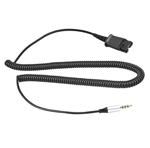 Câble de raccordement RTS DA80 compatible avec les casques de centre d'appels Plantronics ou Jabra, câble QD vers adaptateur <span class=keywords><strong>jack</strong></span> <span class=keywords><strong>USB</strong></span> - Product Image 4