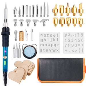 YIHUA 947-III Bois <span class=keywords><strong>kit</strong></span> 47/48/86 PIÈCES À Souder <span class=keywords><strong>Pyrogravure</strong></span> Stylo BRICOLAGE Créatif Outils Température Réglable - Product Image 3