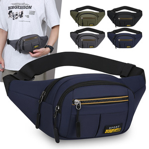 Men's Fanny Pack Waist Bag Large Capacity Oxford Cloth Chest Bag For Everyday Outfits Sport Casual Use - Product Image 1