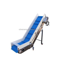 Machine de convoyeur de levage incliné modulaire en plastique de forme réglable de l'ascenseur Z pour débarquer ou décharger le convoyeur