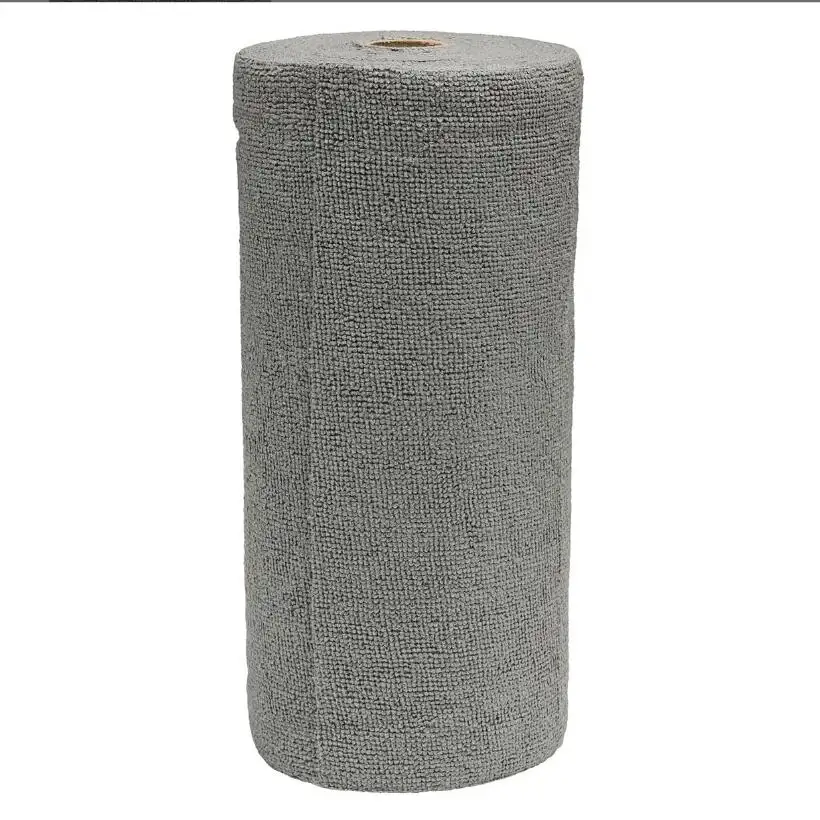 New Style Perforated Tear Off Microfiber Towel Rolls 20/30/50/75PCS Super Absorbent Kitchen Cleaning Cloth Rolls