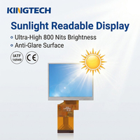 Kingtech OEM/ODM Extérieur Industriel Large Plage de Température -30°C ℃   ~ +80 ℃   Module d'affichage TFT 3,5'' 320x240 pour machines de construction