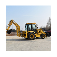 Pengiriman Cepat Harga Pabrik Excavator Backhoe Multi-Fungsi Wheel Loader 4WD 1-2.5Ton Pompa Mesin 75KW Daya Tinggi Efisiensi Tinggi