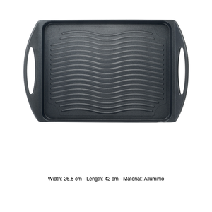 Grille antiadhésive 42 × 26,8 cm en aluminium moulé sous pression pour induction - Product Image 3
