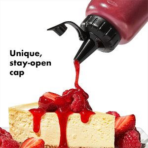 Microwave Safe Plastic Salad Spice Squeeze Oil Jug Seasoning Bottle Soy <b>Sauce</b> Can for Kitchen Back School Essential - Product Image 3