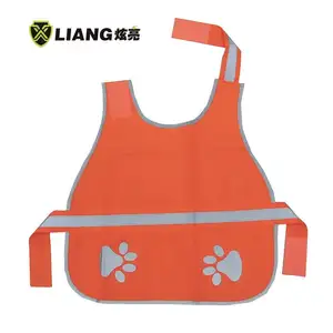 Hot Sale Hi-Vis Pet 2 ''Zilveren Reflecterende Tape Veiligheidsvest Hond Sport Veiligheid Beschermende Kledingvest Poppy Veiligheidskleding