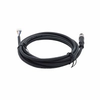 Connecteur de câble M12 circulaire étanche pour capteur, M12 A Code Mâle Femelle 2 3 4 5 8 12 17 Broches Non Blindé Coudé