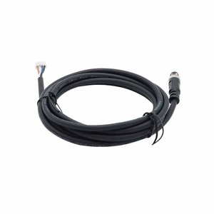 M12 A 코드 암수 2 3 4 5 8 12 17 핀 비차폐 앵글 케이블 커넥터 M12 원형 방수 센서 커넥터 케이블 - Product Image 2