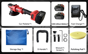 Solution de polissage automobile tout-en-un PLATYPUS H721 18V 120W, kit de polisseuse à double <span class=keywords><strong>action</strong></span> complet, tampon de 6 pouces, batteries au lithium, <span class=keywords><strong>chargeur</strong></span> - Product Image 6