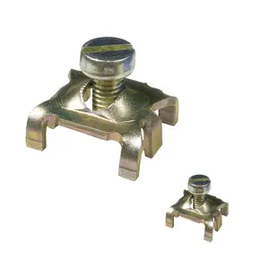 Golden Supplier Custom Busbar Clip Sheet Metal Fabrication Integrated Circuits-Capacitors Resistors Durable Steel Copper