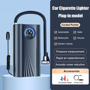 Compresor de Aire Eléctrico para Auto de 12V de Alta Precisión, Inflador de Neumáticos Portátil de ABS, Bomba Inflable Electrónica de Inflado Rápido para Auto - Product Image 4