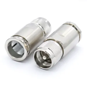 RF Coaxial Male SL16 M UHF PL259 plug Connector PL-259 for 50-12 LMR600 Cable Clamp