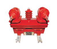 Transformateur électronique triphasé JLSZV-10 en résine époxy rouge, entrée 10KV, sortie 0.2V, câblage connecté, transformateur combiné
