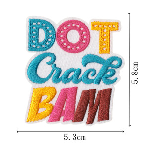 Nouvelle Patch en résine thermocollante pour vêtements DIY, motif Mahjong brodé, style dessin animé américain, thème gagnant de Riichi - Product Image 2