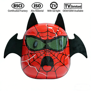 <span class=keywords><strong>Mochila</strong></span> LED de Dibujos Animados de <span class=keywords><strong>Spiderman</strong></span> con Mini Pantalla LED, Ojos Brillantes, Material ABS, Correa de Hombro Curva, Impermeable, Unisex, Menos de 20L - Product Image 3