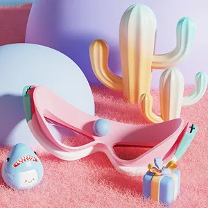 Occhiali da nuoto con montatura piccola per bambini OEM con tappi per le orecchie occhiali da nuoto antiappannamento per bambini ragazzi ragazze <span class=keywords><strong>piscina</strong></span> bambini occhiali da spiaggia - Product Image 2